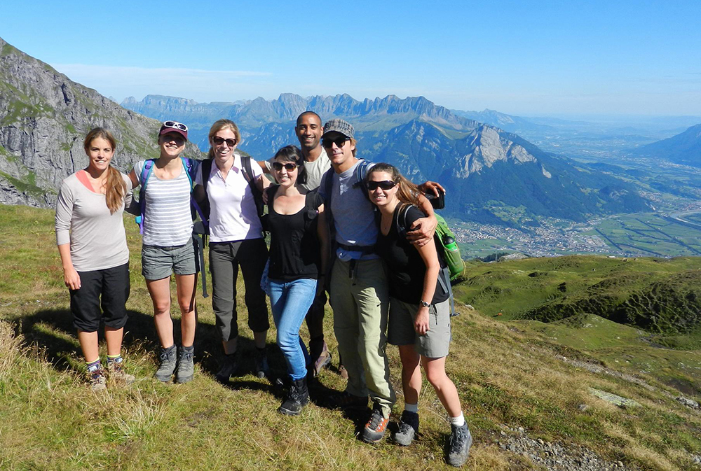 Enlarged view: August 2012: Lab hike to Pizol
