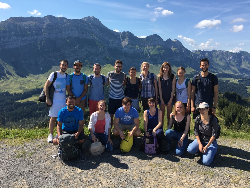 Enlarged view: Lab excursion to Kronberg, Appenzell, July 2017